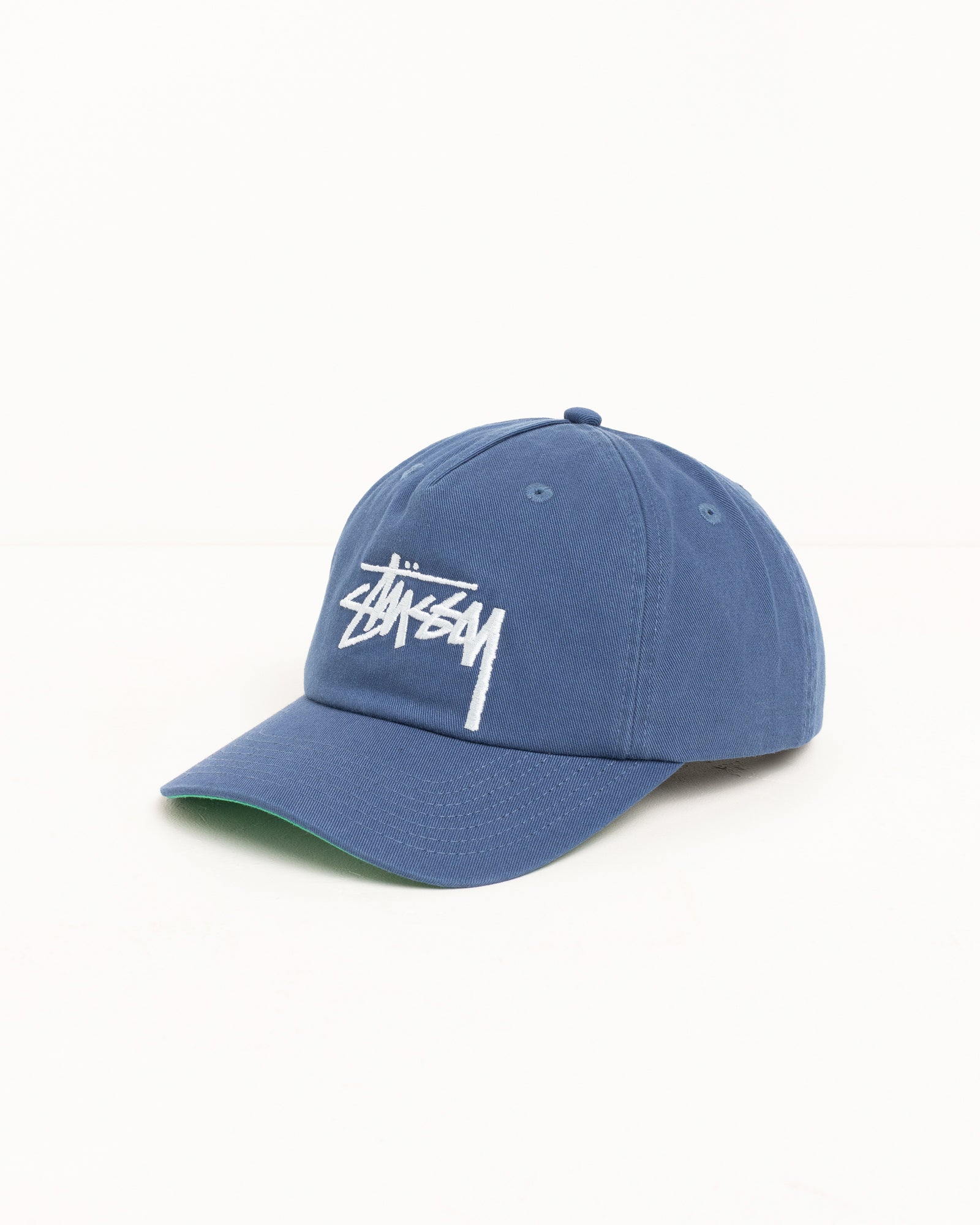 Stussy Big Stock Snapback Cap cappello Deep Blue blu