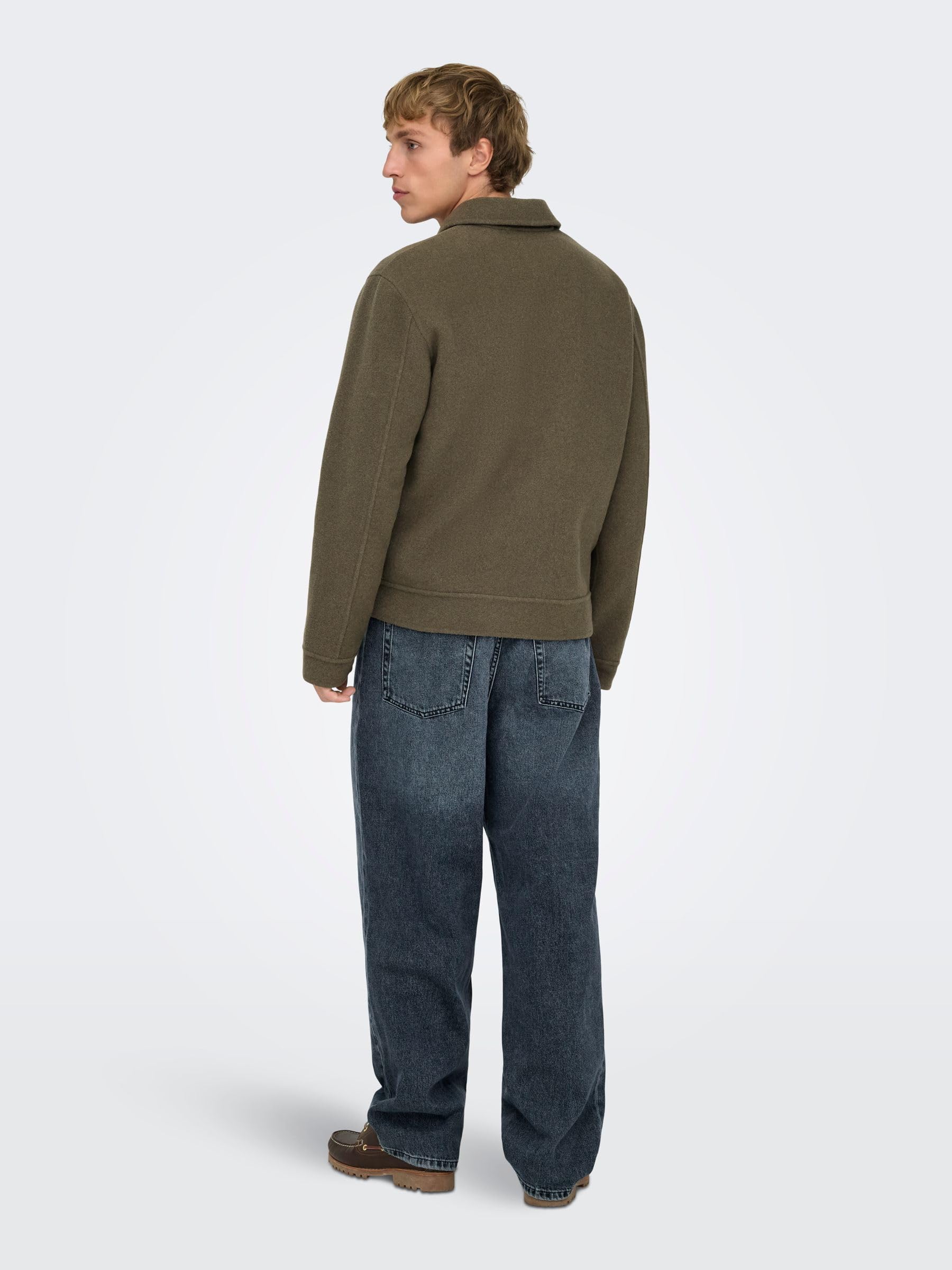 ONLY & SONS Onsdenzel Wool Giacca Uomo Lana XXL