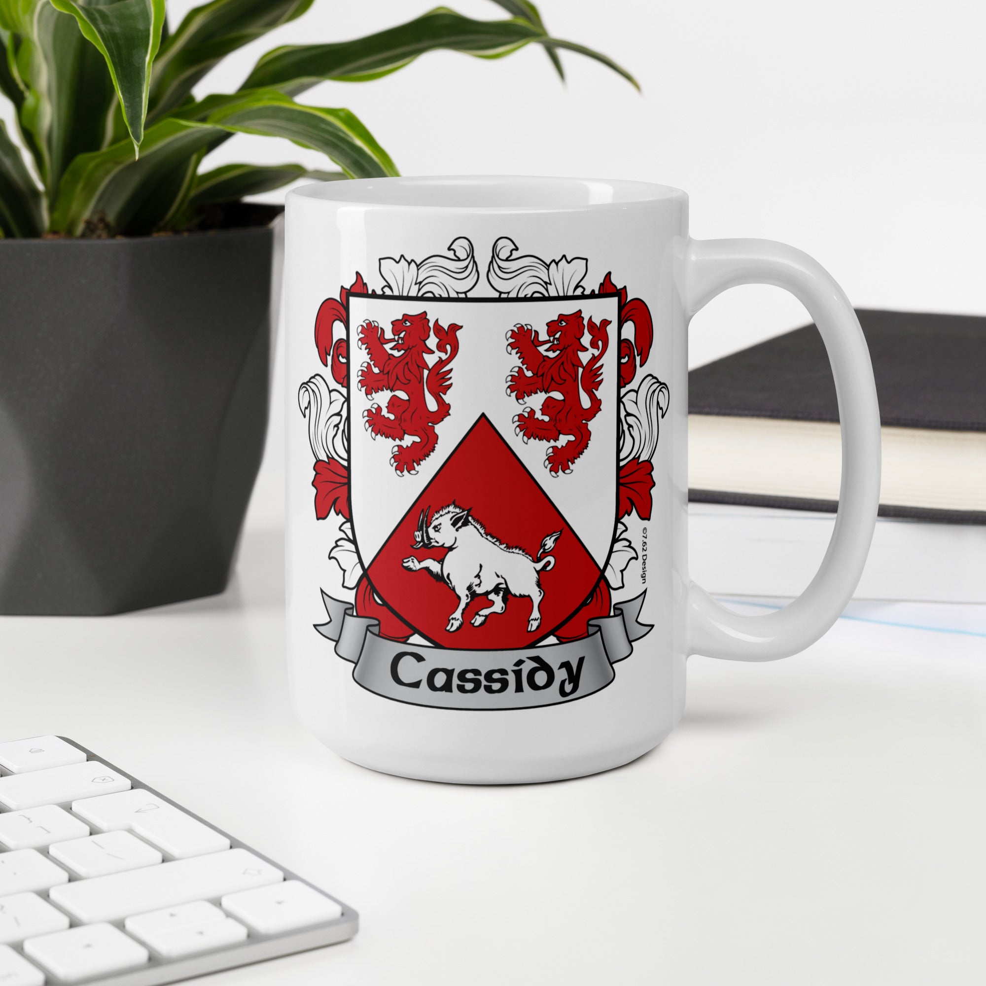 7.62 Design Drinkware tazza Cassidy 15oz stemma irlandese ceramica