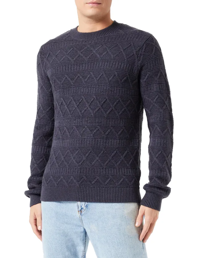 ONLY & SONS Maglione Girocollo Uomo Basic Maniche Lunghe