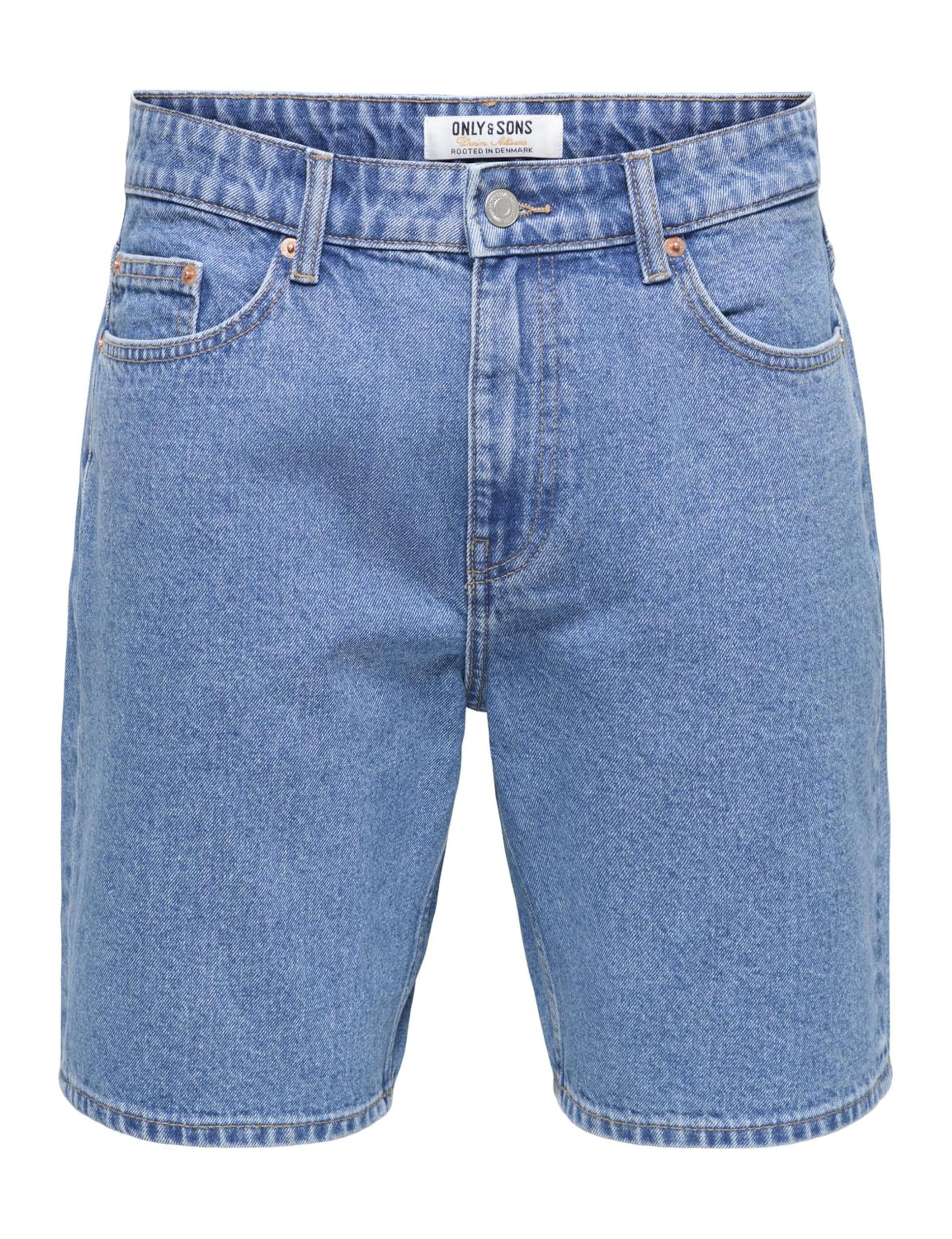 Only & Sons Onsedge Pim Box DNM Pantaloncini Uomo XS Nero Wash