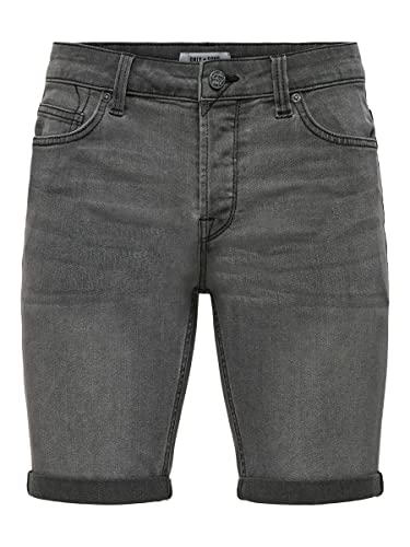 ONLY & SONS Pantaloncini Jeans Uomo Denim Taglia XL