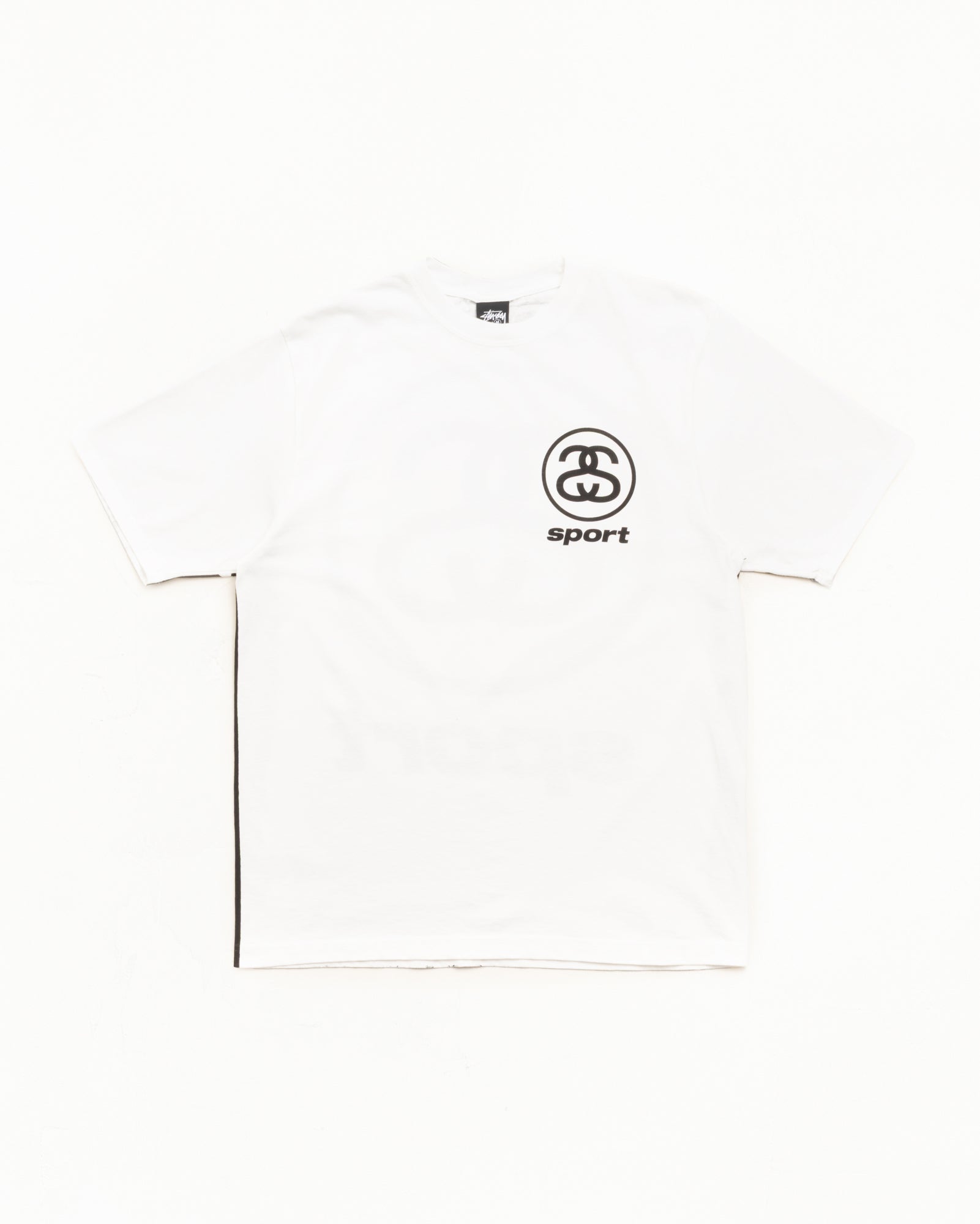 Stussy Link Sport Tee Pigment Dyed Maglietta Natural Cotone