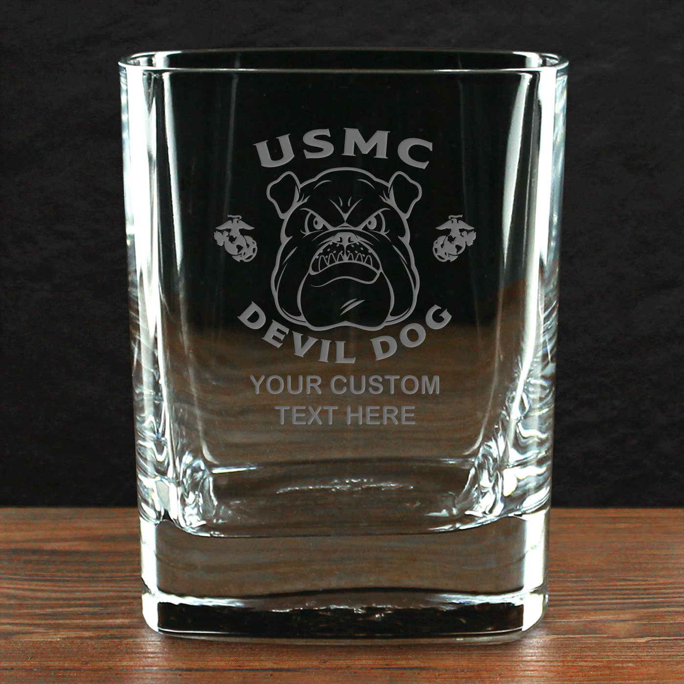 7.62 Design USMC bicchiere whiskey 11.5 oz Eagle Globe Anchor