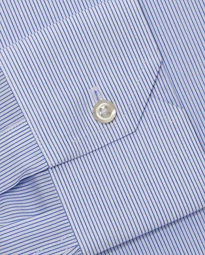 Camicissima Non Iron Rotterdam camicia uomo azzurra a righe extra slim