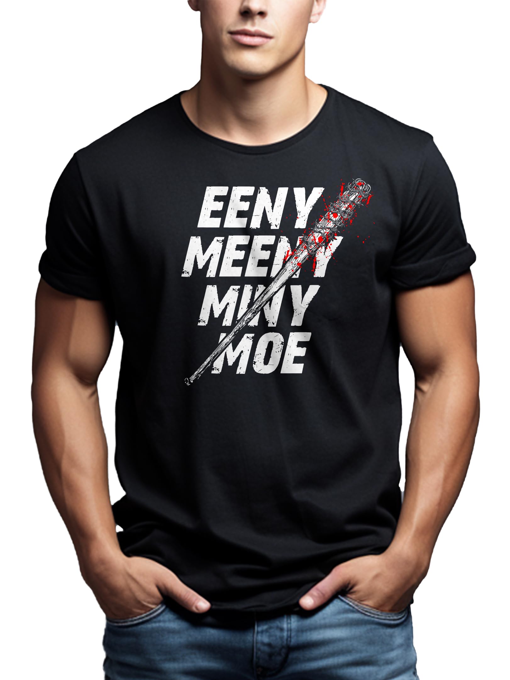 MAKAYA Negan T-Shirt Uomo M Cotone 185 g/m2
