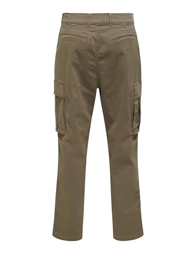 Only & Sons Onswills 0341 Pantaloni Cargo Uomo Nero Tasche