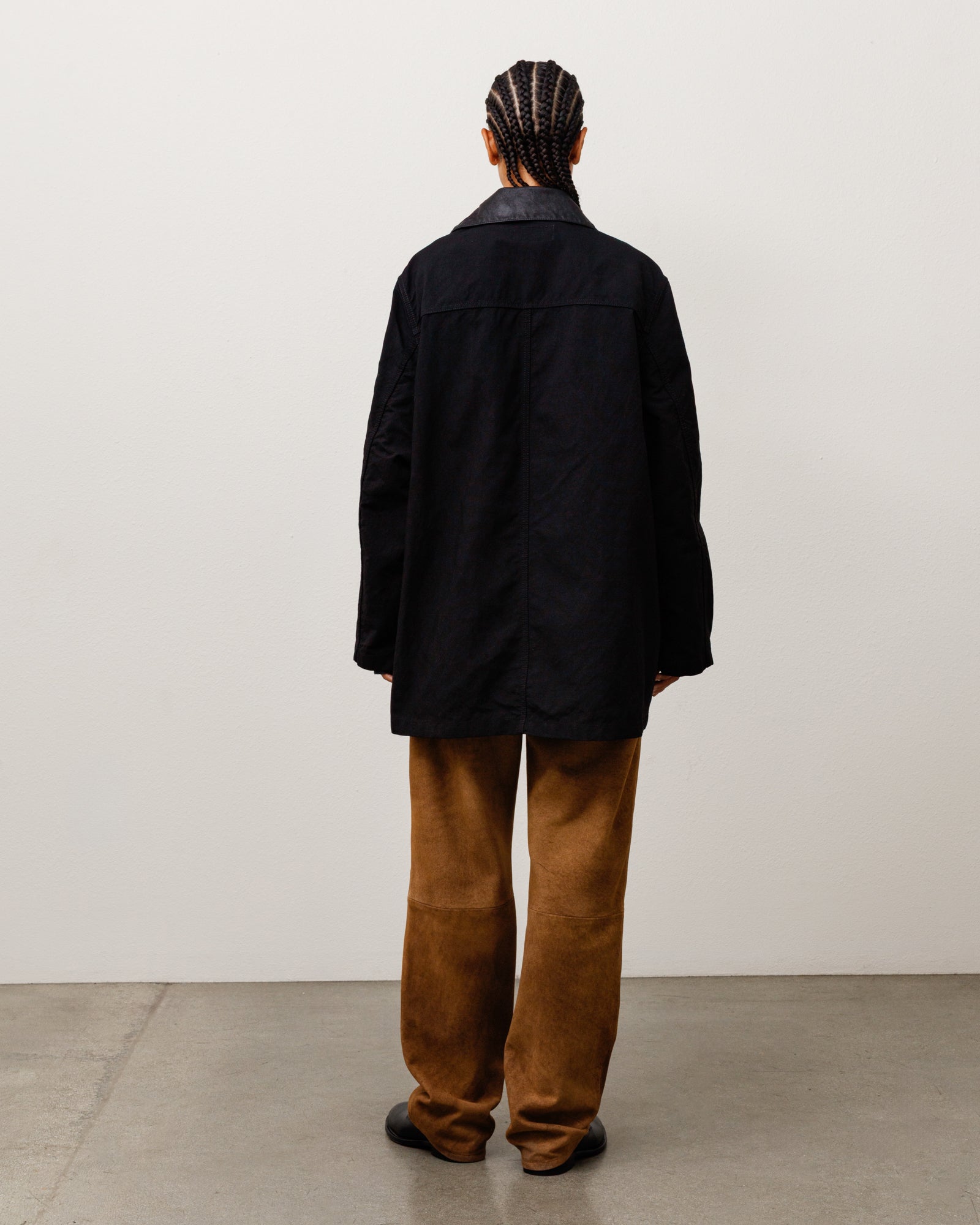 Stussy Fireman Jacket giacca nera nylon relaxed
