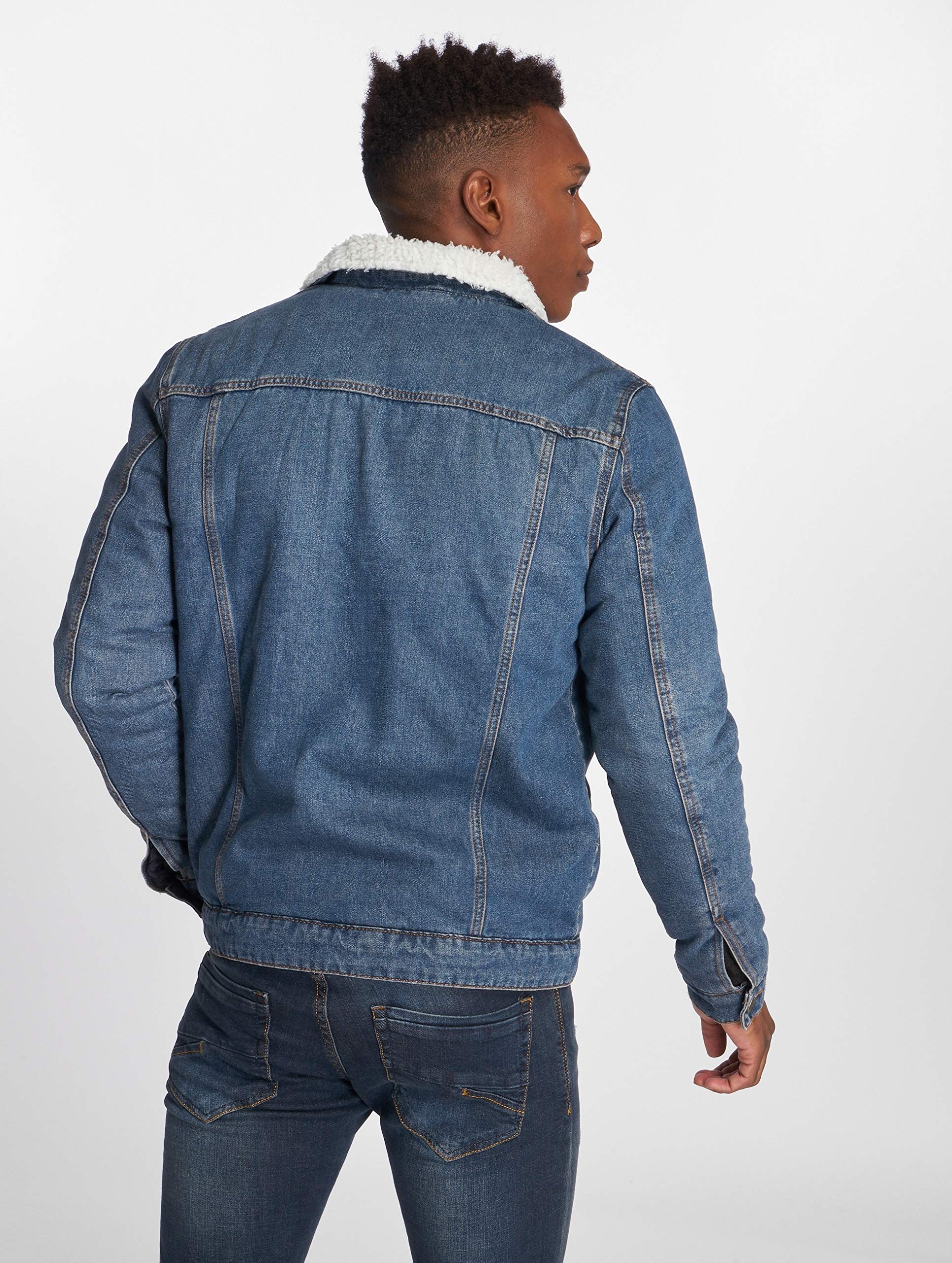 Only & Sons Onslouis 0450 Giacca Denim Uomo Blu Sherpa