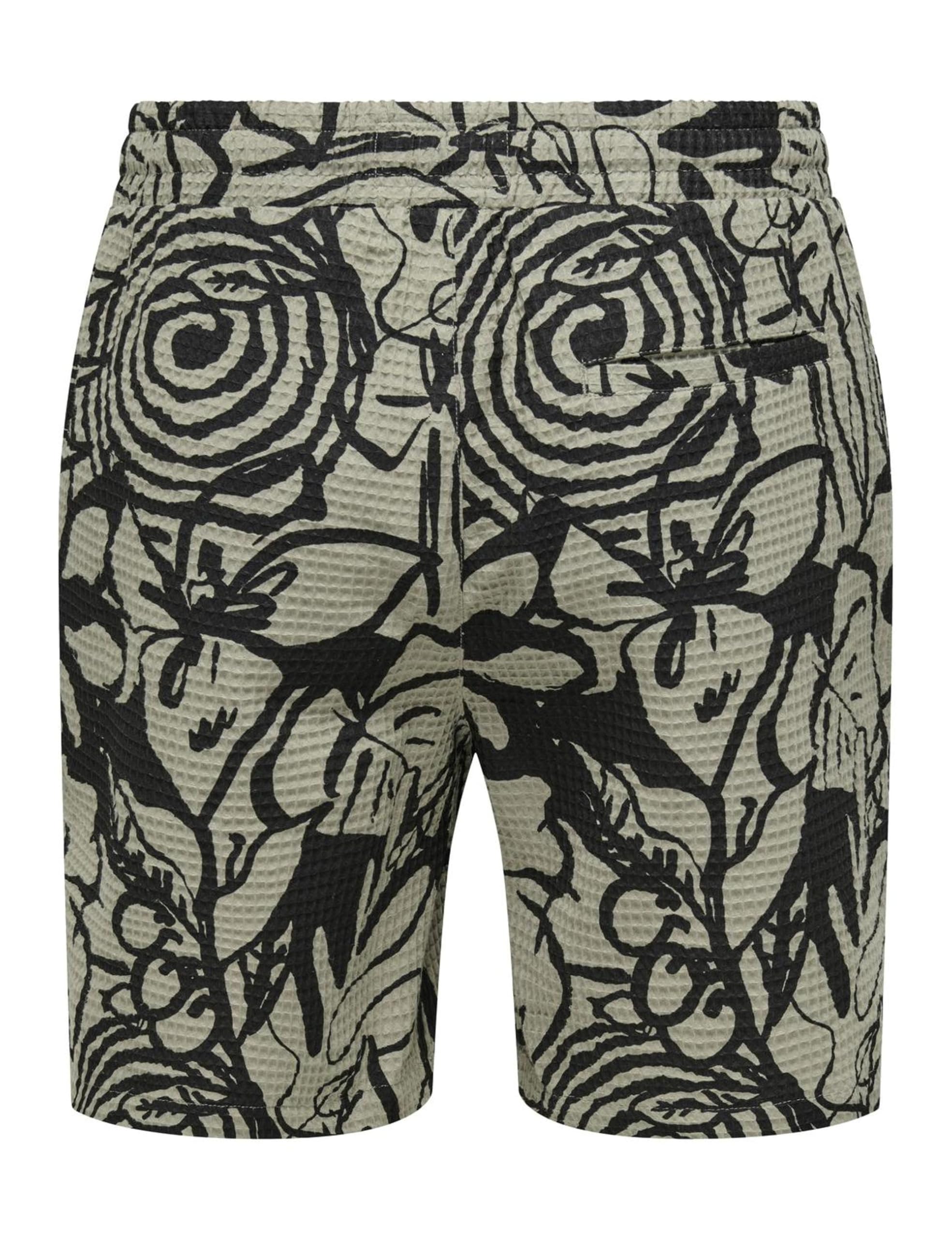 ONLY & SONS Onstel Savier Pantaloncini Uomo Quercia S waffle