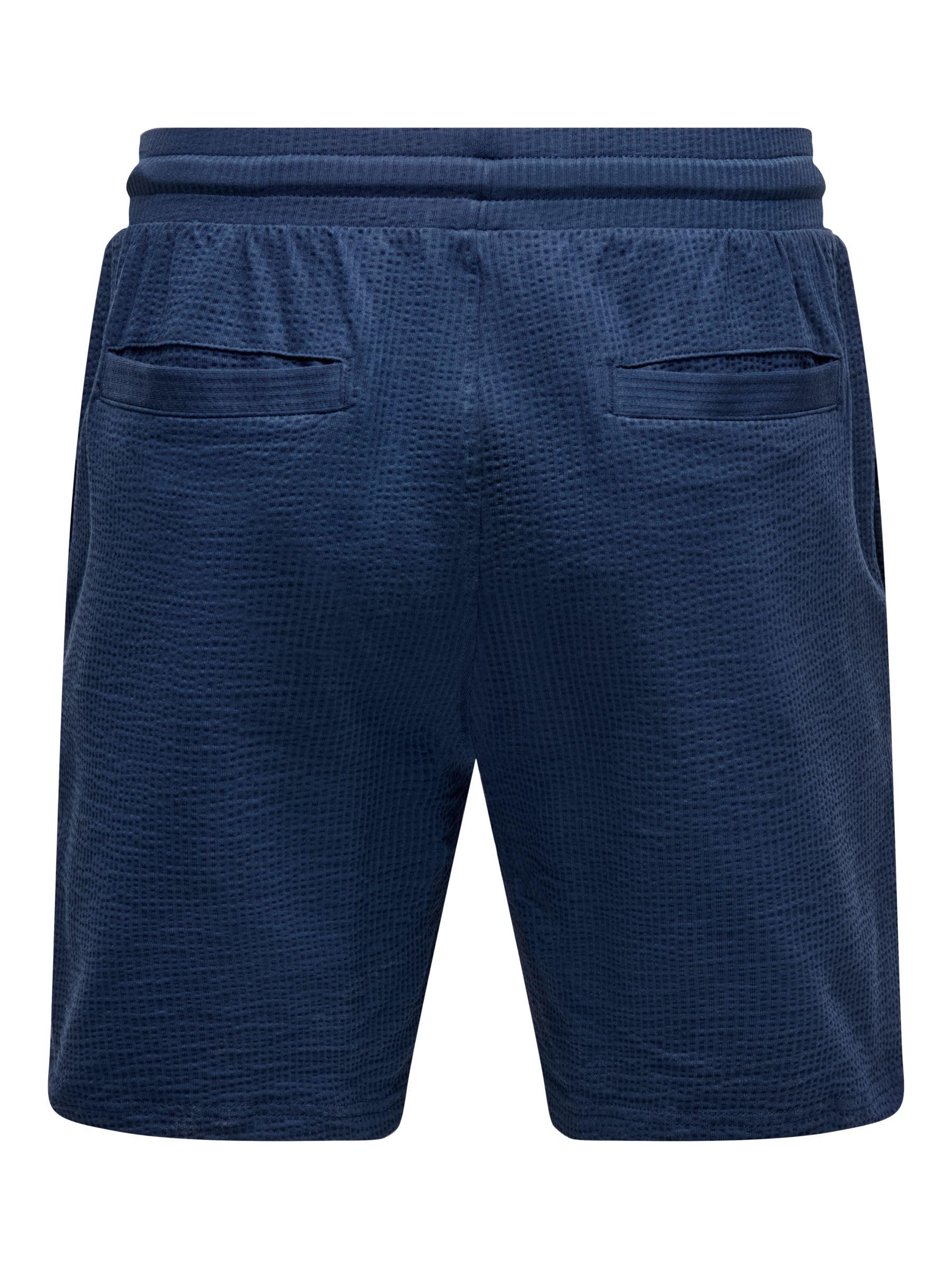 Only & Sons Onskian Pantaloncini Uomo Straight Fit Vita Media