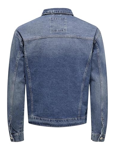 Only & Sons Onsjust Box Tai Giacca Jeans Uomo L Blu Chiaro