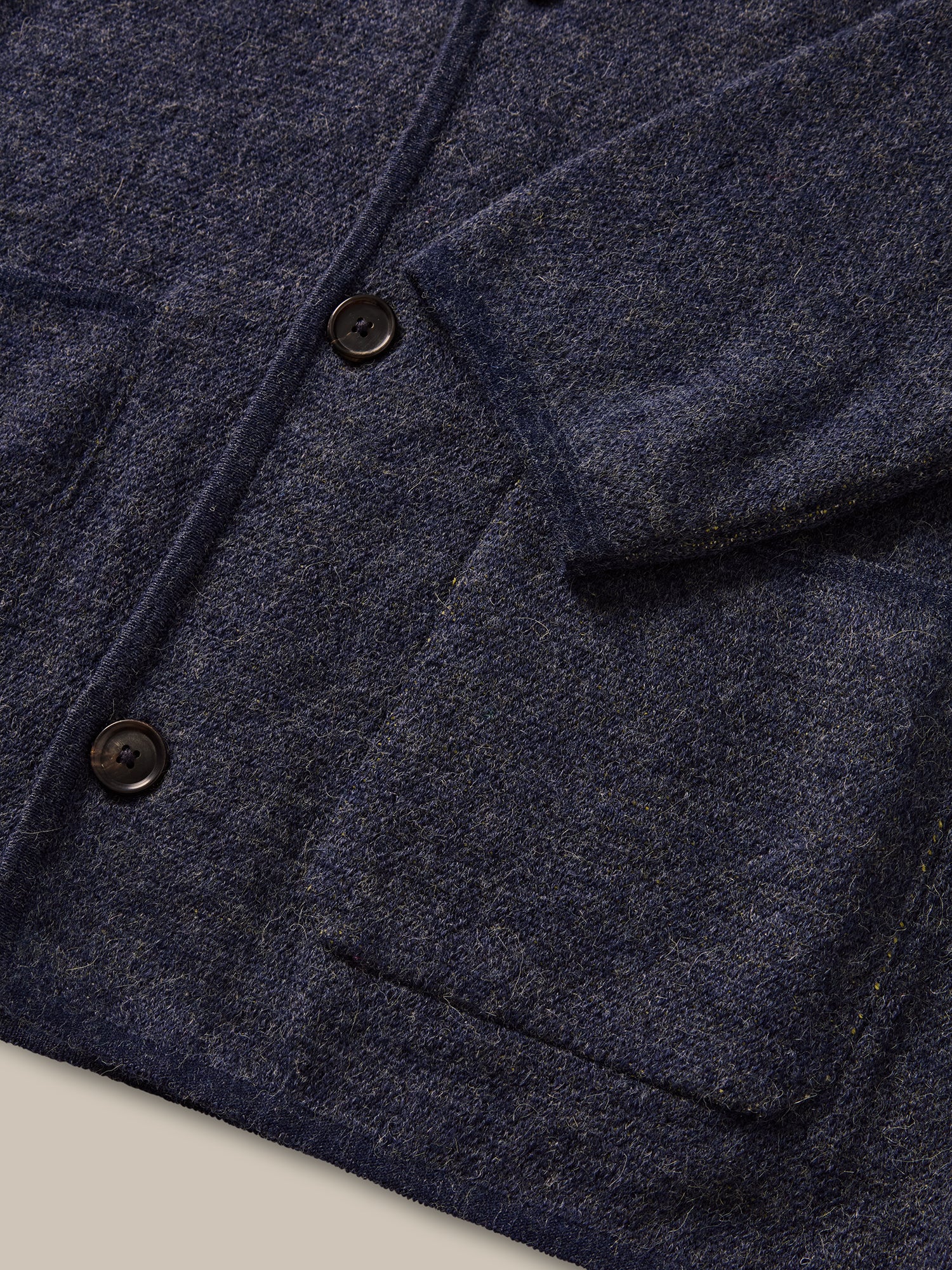Robert Talbott Devon Cardigan Alpaca Blu Navy L