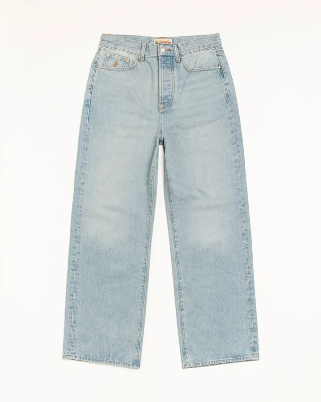 Stussy Relaxed Jean Denim jeans light wash 100% cotone