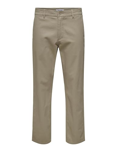 ONLY & SONS Onsnicky Straight Pantaloni Teak vita media