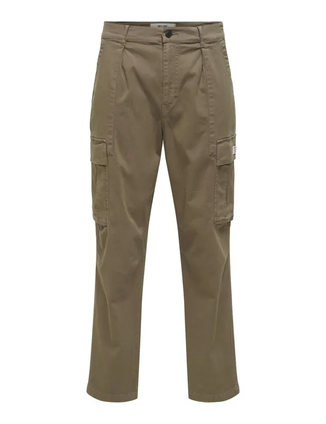 Only & Sons Onswills 0341 Pantaloni Cargo Uomo Nero Tasche