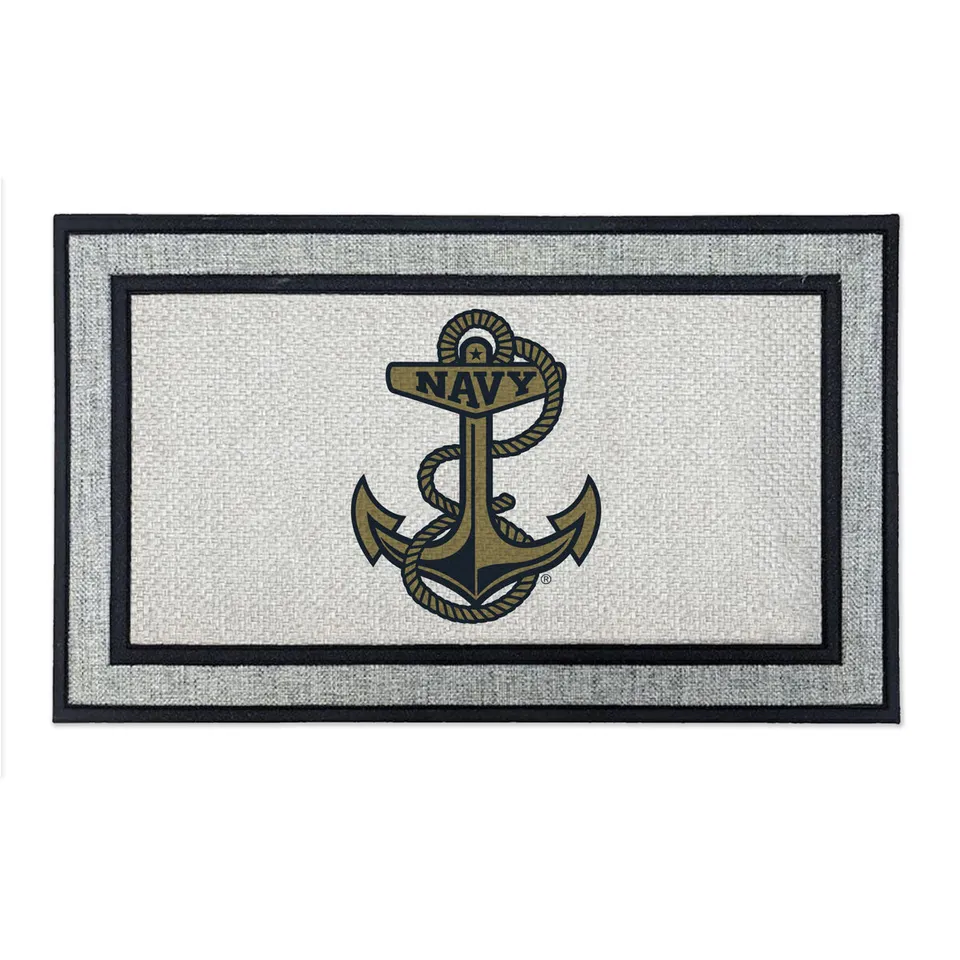 7.62 Design US Navy Anchor Logo zerbino 45x76 cm grigio antiscivolo