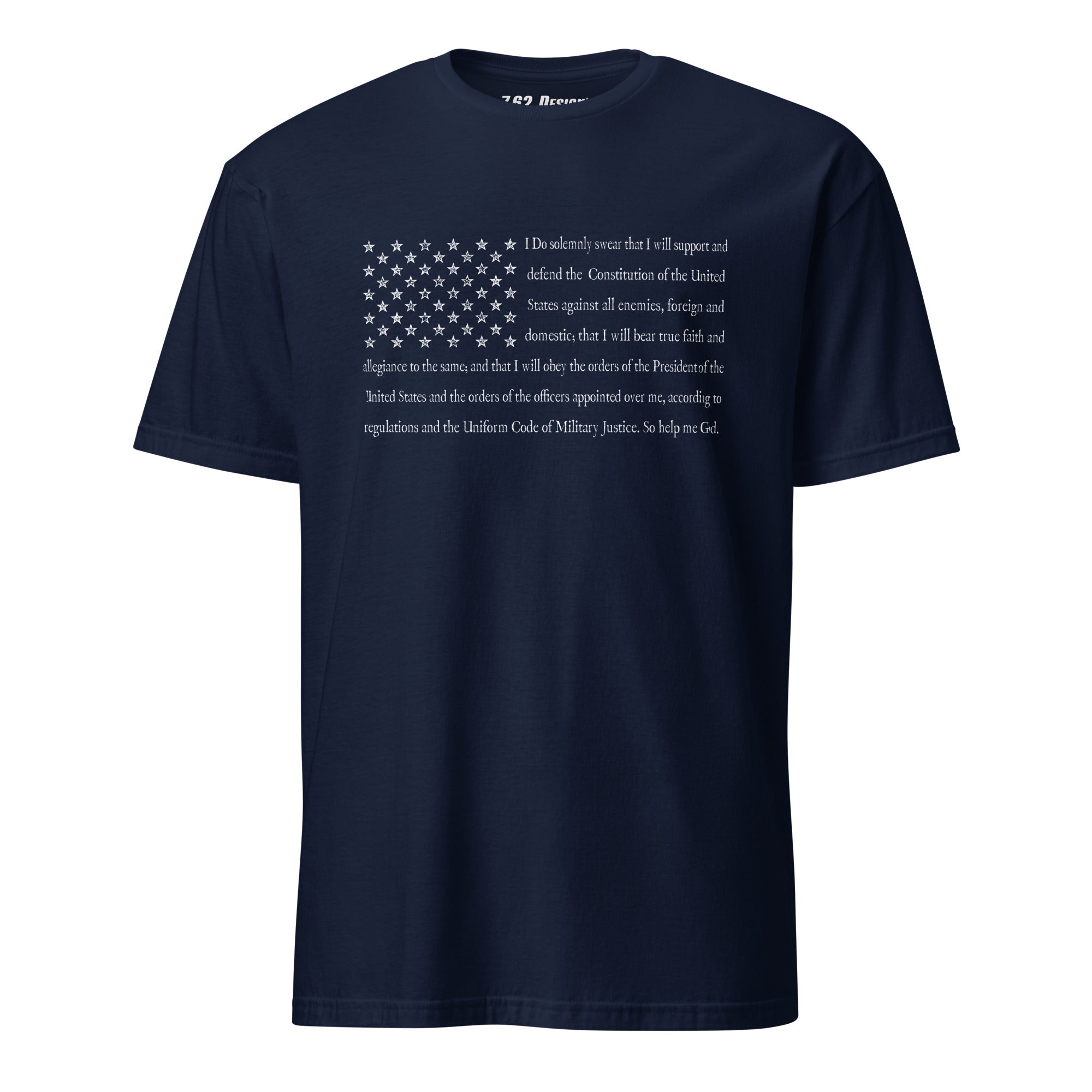7.62 Design Oath of Enlistment maglietta uomo nera cotone