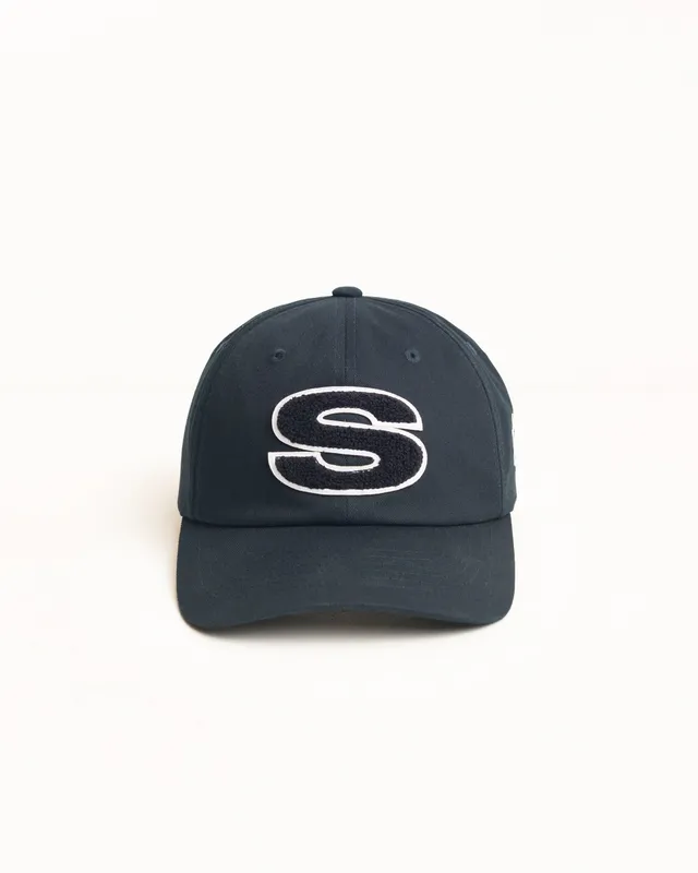Stussy Chenille S Snapback cappello onyx cotone