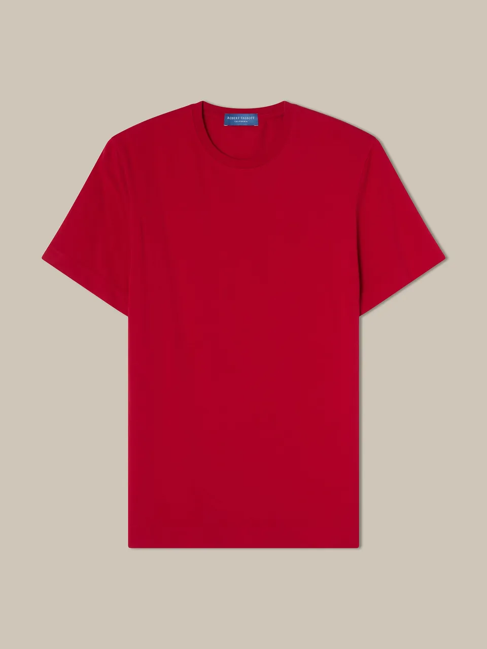 Robert Talbott Dean Tee t-shirt Classic Red M cotone