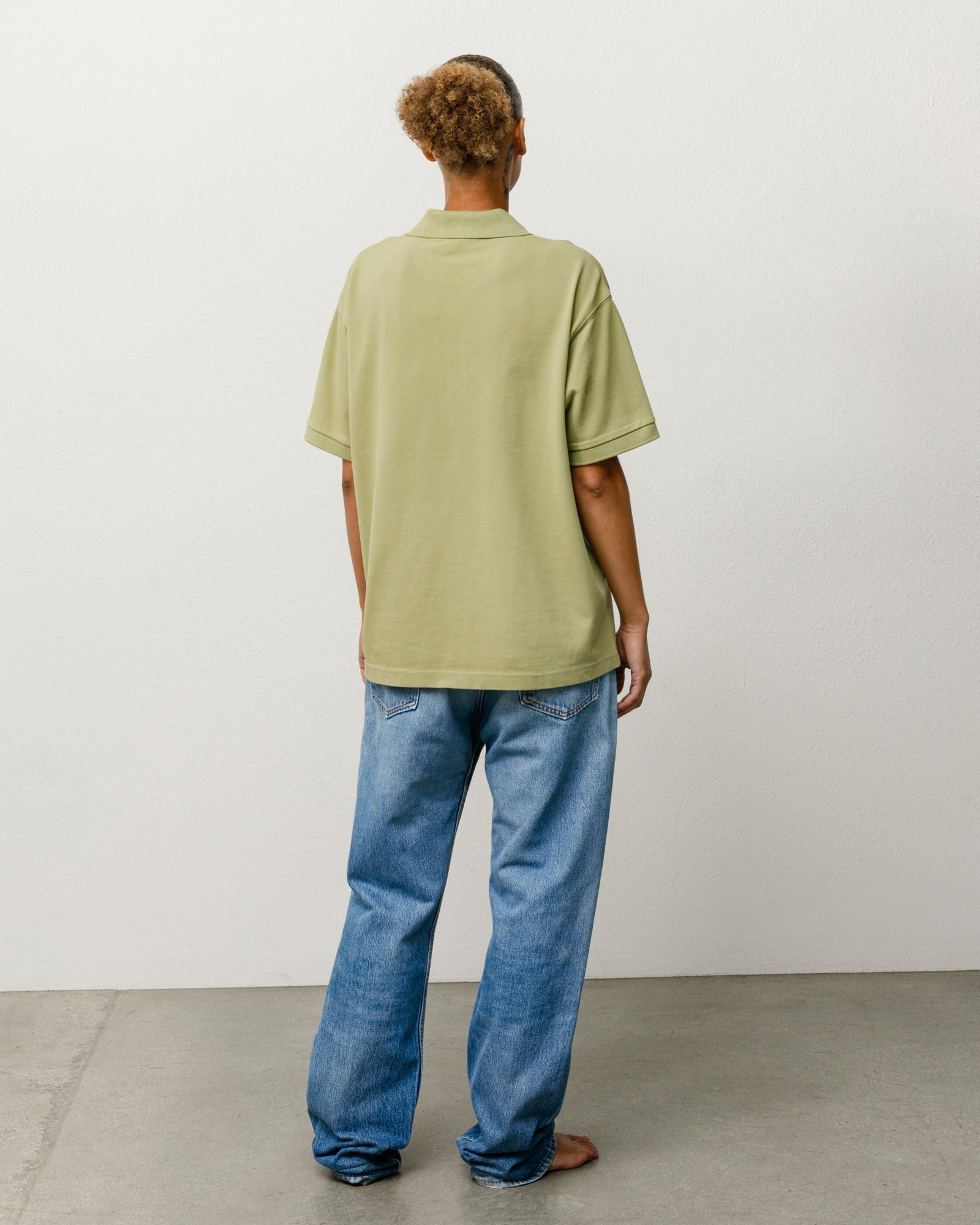 Stussy Classic Pique Polo polo Leaf cotone