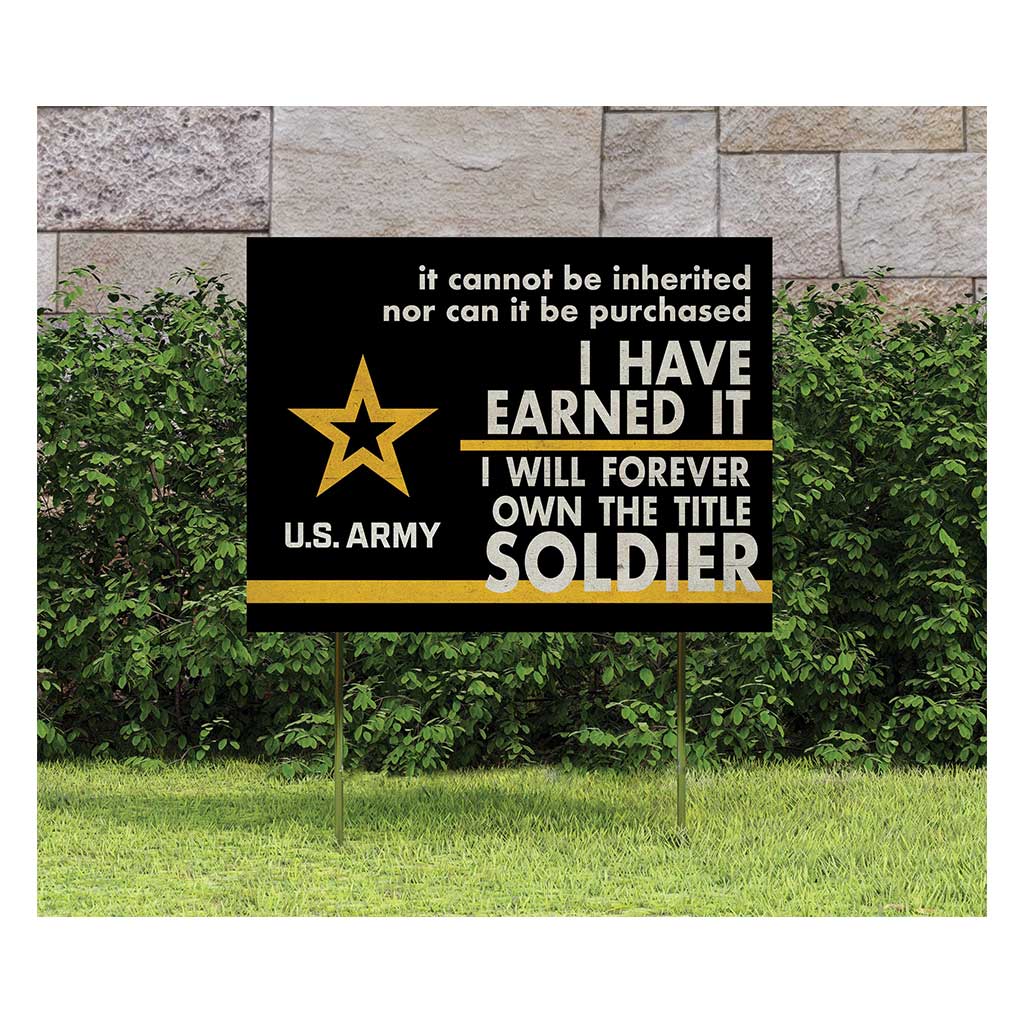 7.62 Design I Earned It cartello PVC 46x61 cm Army