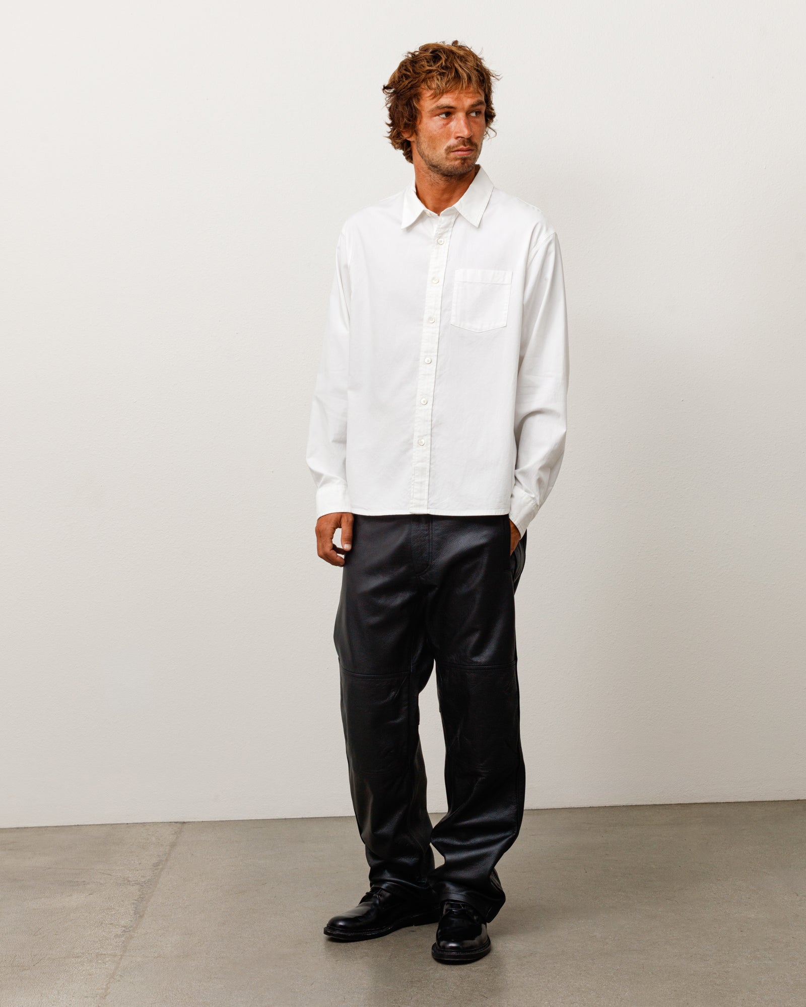 Stussy Oxford Shirt camicia bianca cotone oxford