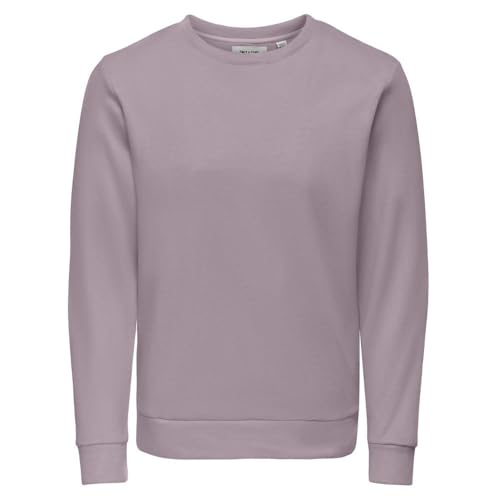Only & Sons Chase felpa uomo L viola cotone