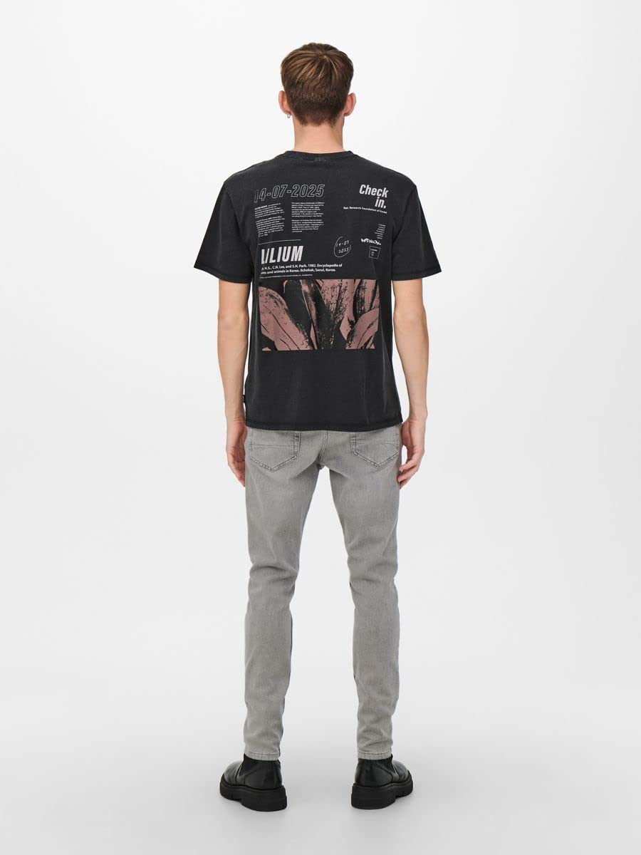 ONLY & SONS Onscarter Life T-shirt cotone washed relaxed