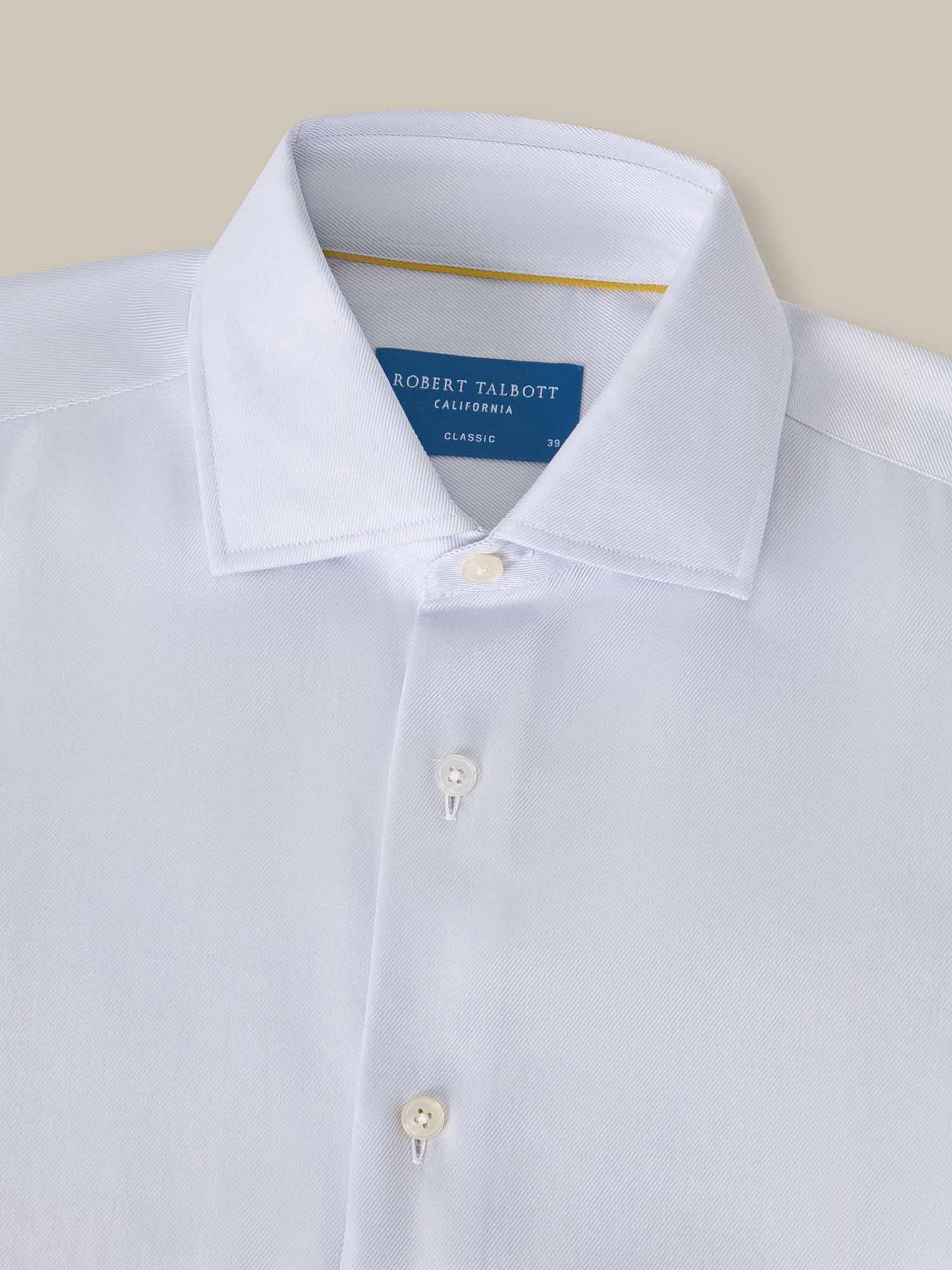 Robert Talbott Reynolds camicia elegante twill aqua 15-18