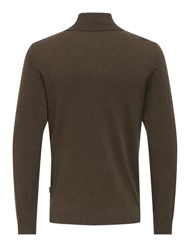 Only & Sons Onsloui Roll Maglia XXL collo alto melange