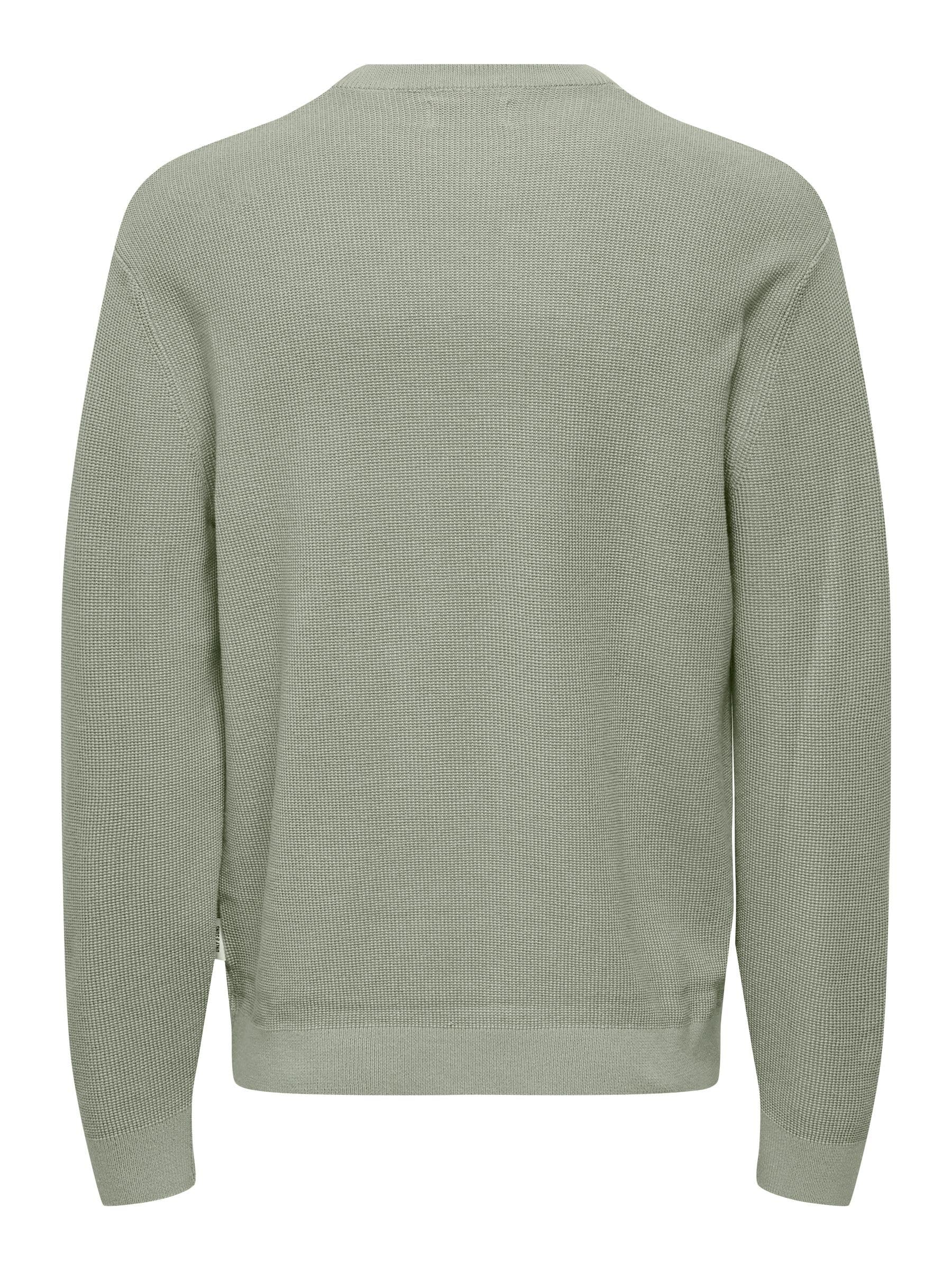Only & Sons Onstony Pullover Maglione Uomo Nero Girocollo