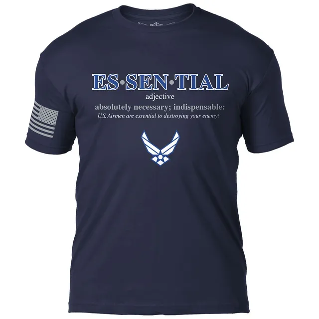 7.62 Design Essential US Air Force maglietta uomo navy cotone