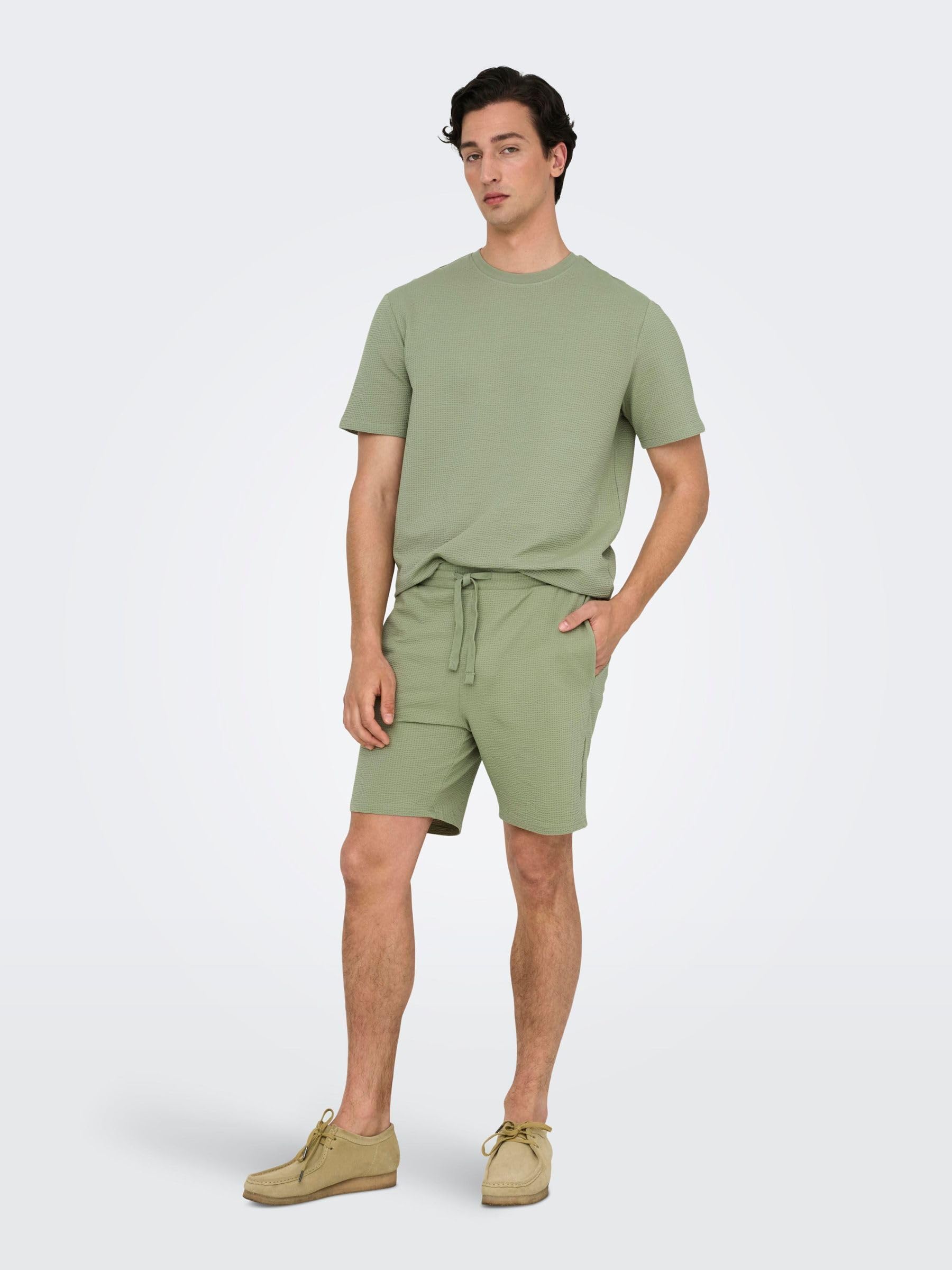 ONLY & SONS ONSKIAN T-Shirt Cotone Naval Academy
