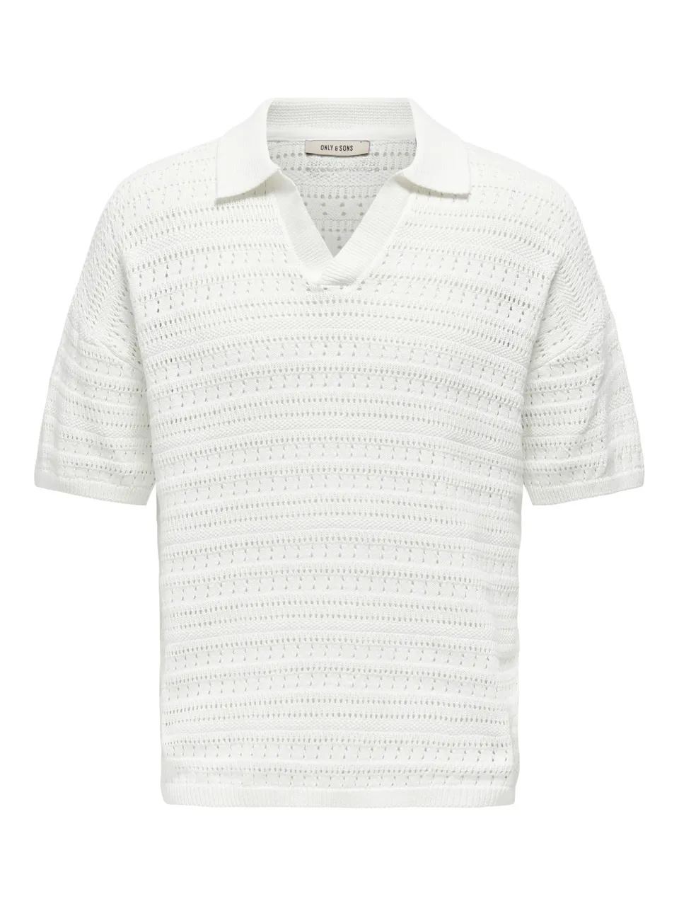 ONLY & SONS Grayson polo knit uomo Cloud Dancer M