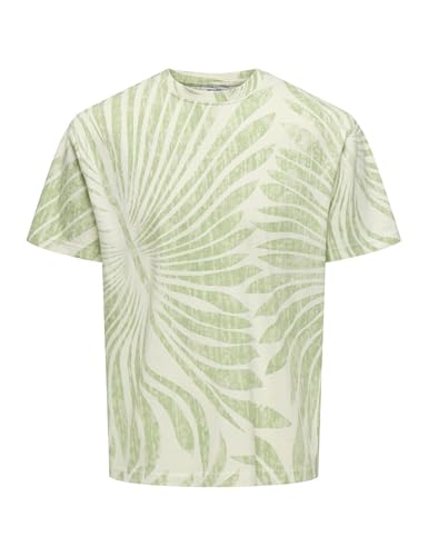 ONLY & SONS Onszeke Washed AOP T-shirt Uomo L Stampata