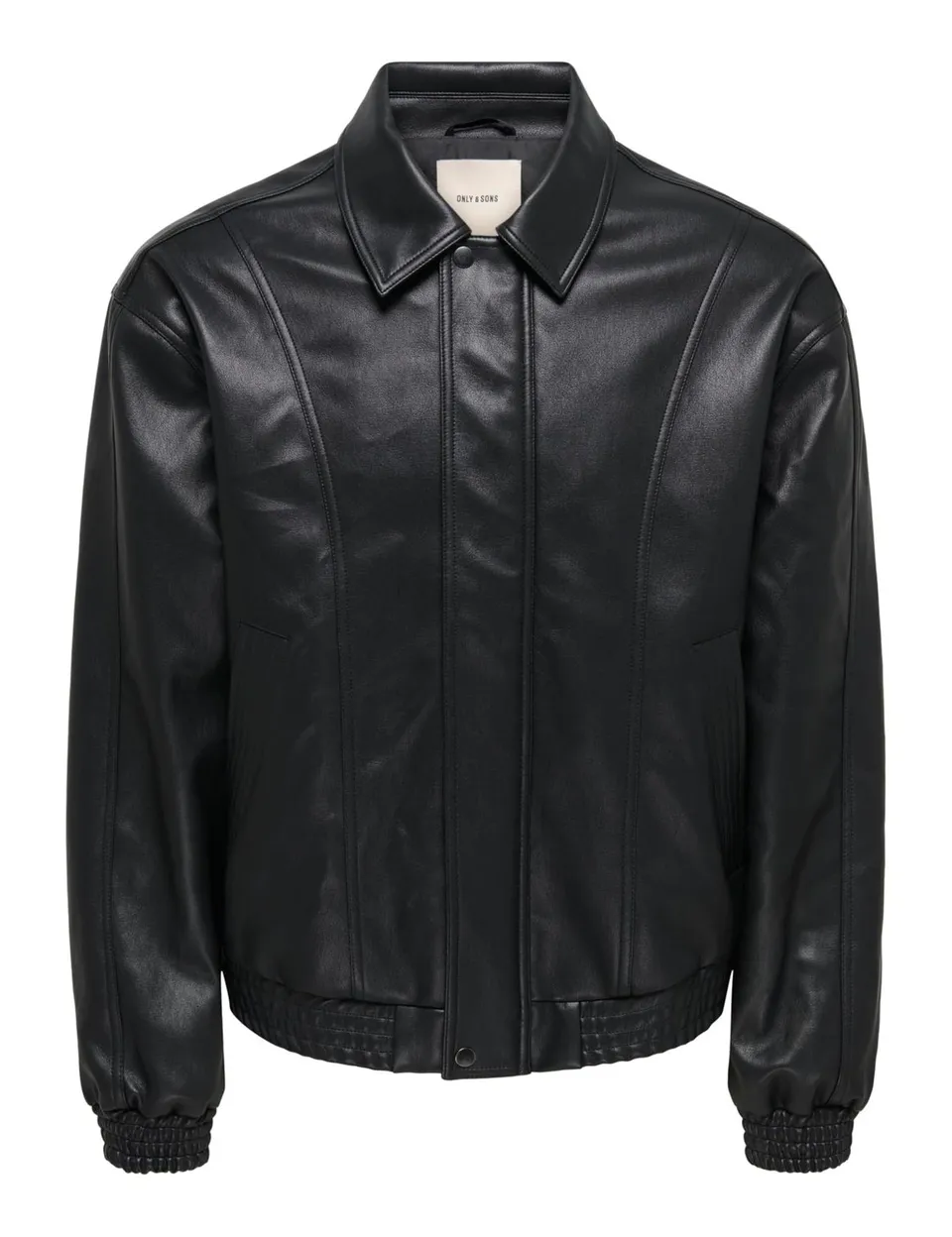 Only & Sons Onssantiago Giacca Uomo Nero Poliuretano