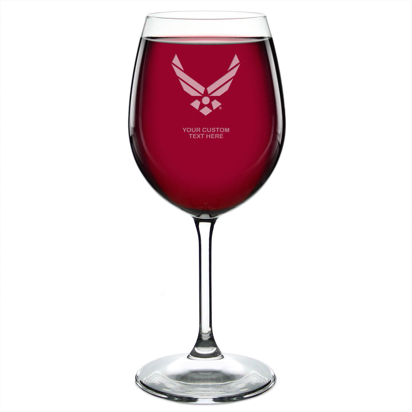 7.62 Design US Air Force calice vino 16oz personalizzato