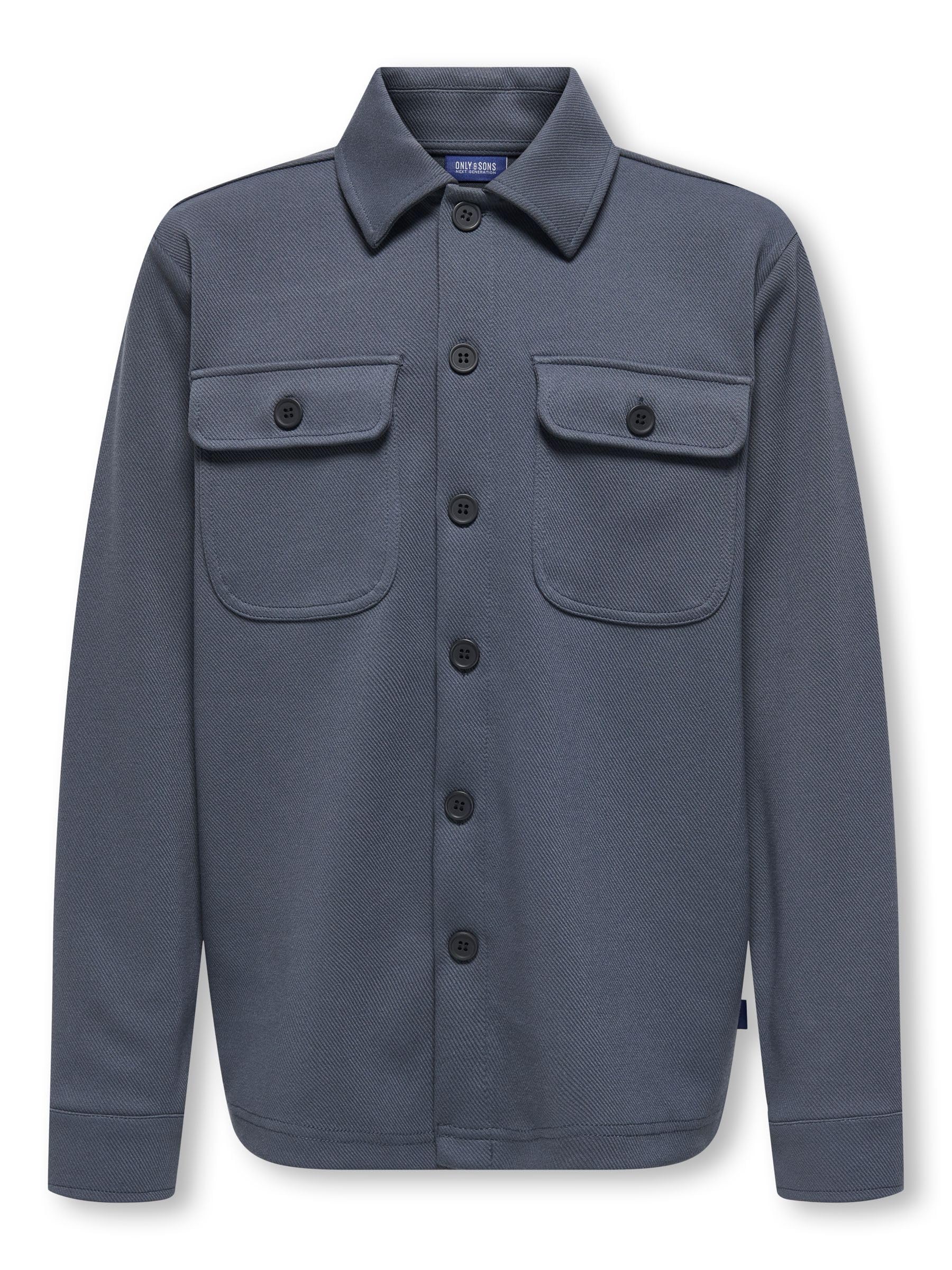 ONLY & SONS Osjnewkodyl Camicia 134 Dark Navy cotone