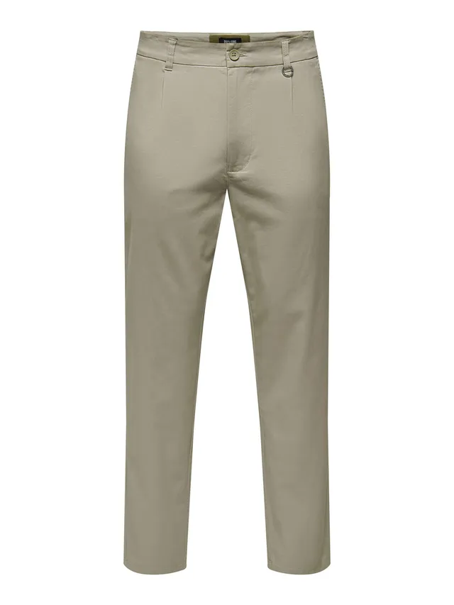 ONLY & SONS OnsLou Tap 0032 Pantaloni Chino Uomo Cotone Tapered