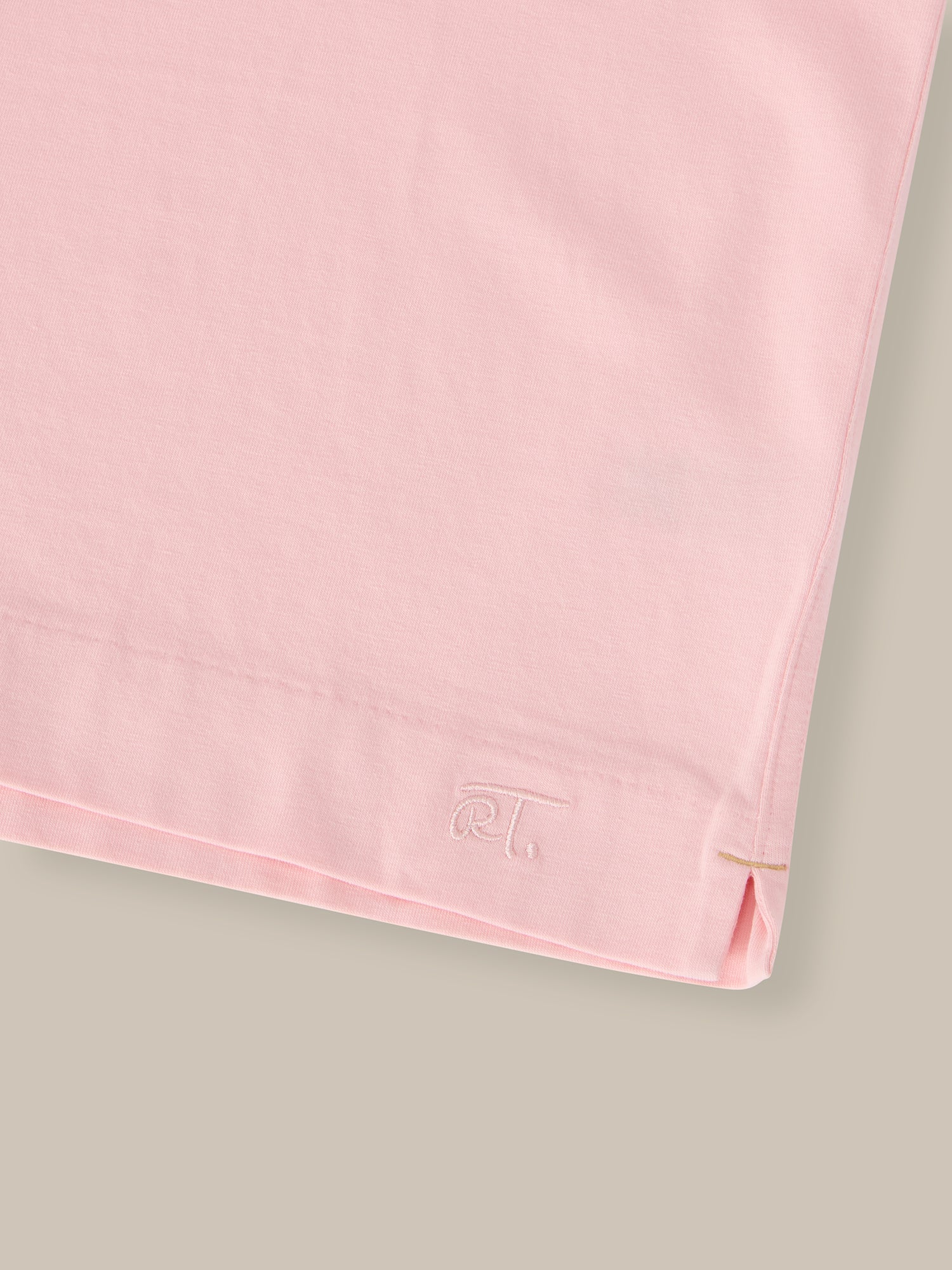 Robert Talbott T-Shirts Dean t-shirt cotone rosa stretch