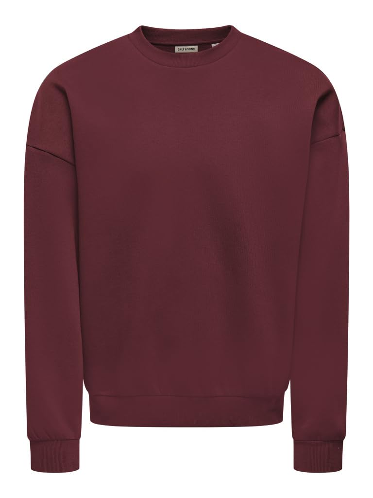 Only & Sons Onsceres Felpa Uomo Rossa Port Royale L