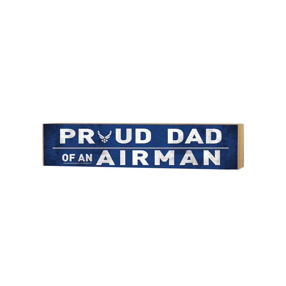 7.62 Design Proud Dad Targa Legno 7x33 cm Air Force