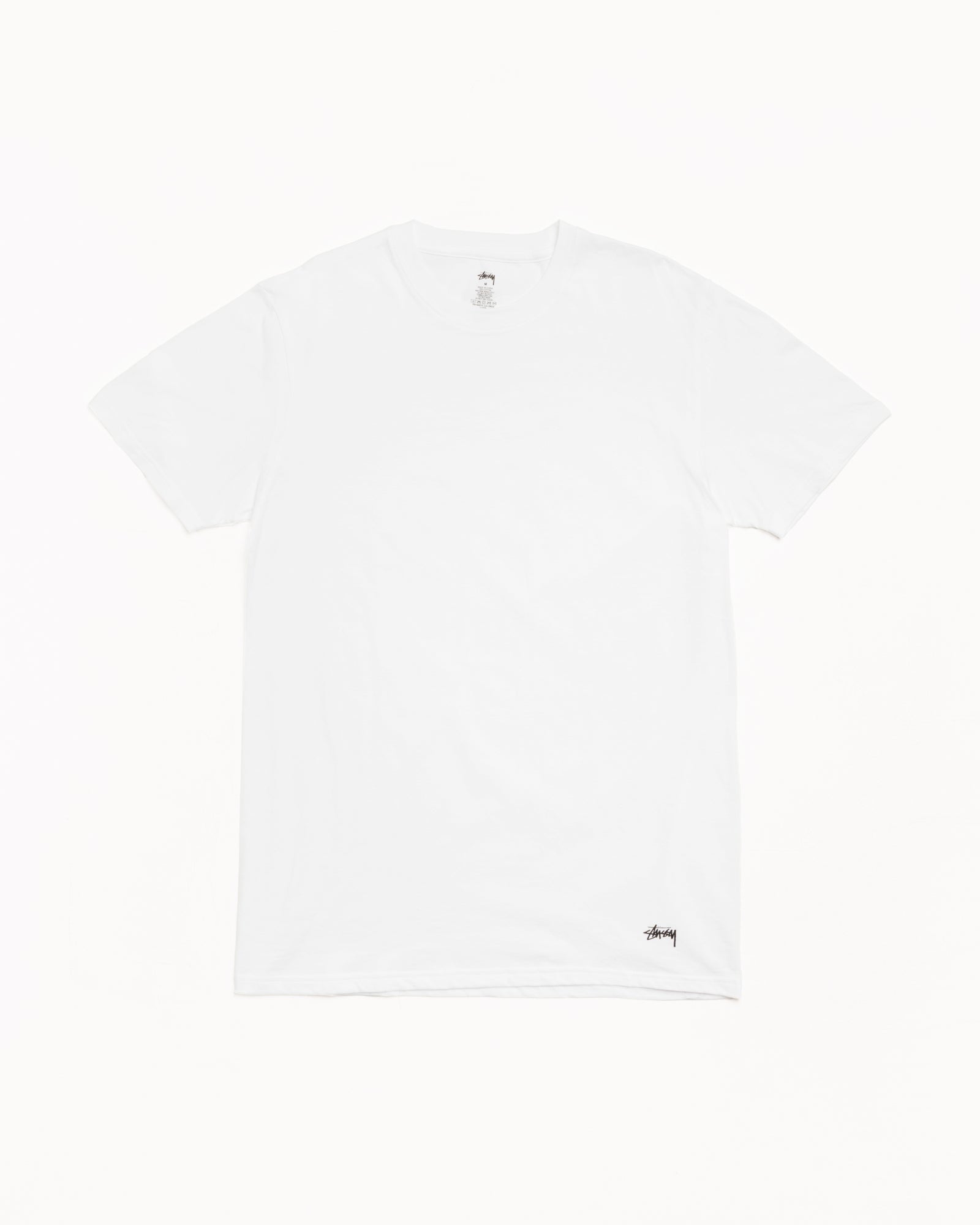 Stussy Undershirts 3 Pack T-Shirt White cotone 165gsm