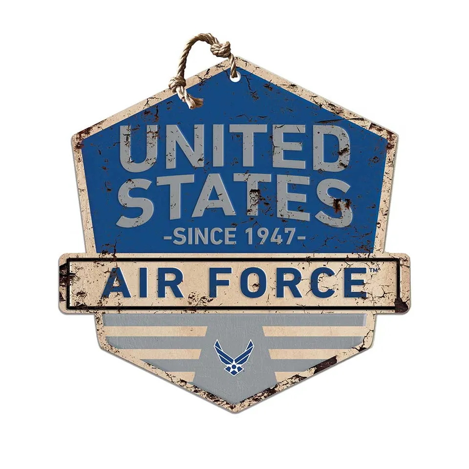 7.62 Design Air Force Rustic Badge Targa 50x50 cm MDF