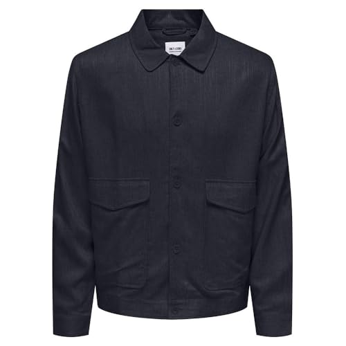 Only & Sons Eliot 0075 giacca uomo viscosa lino taglia M