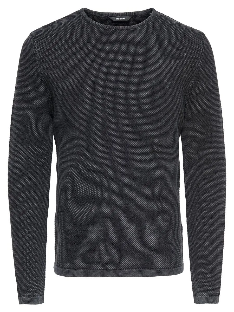 Only & Sons Onshugh Line Maglione Uomo Cotone Blu L