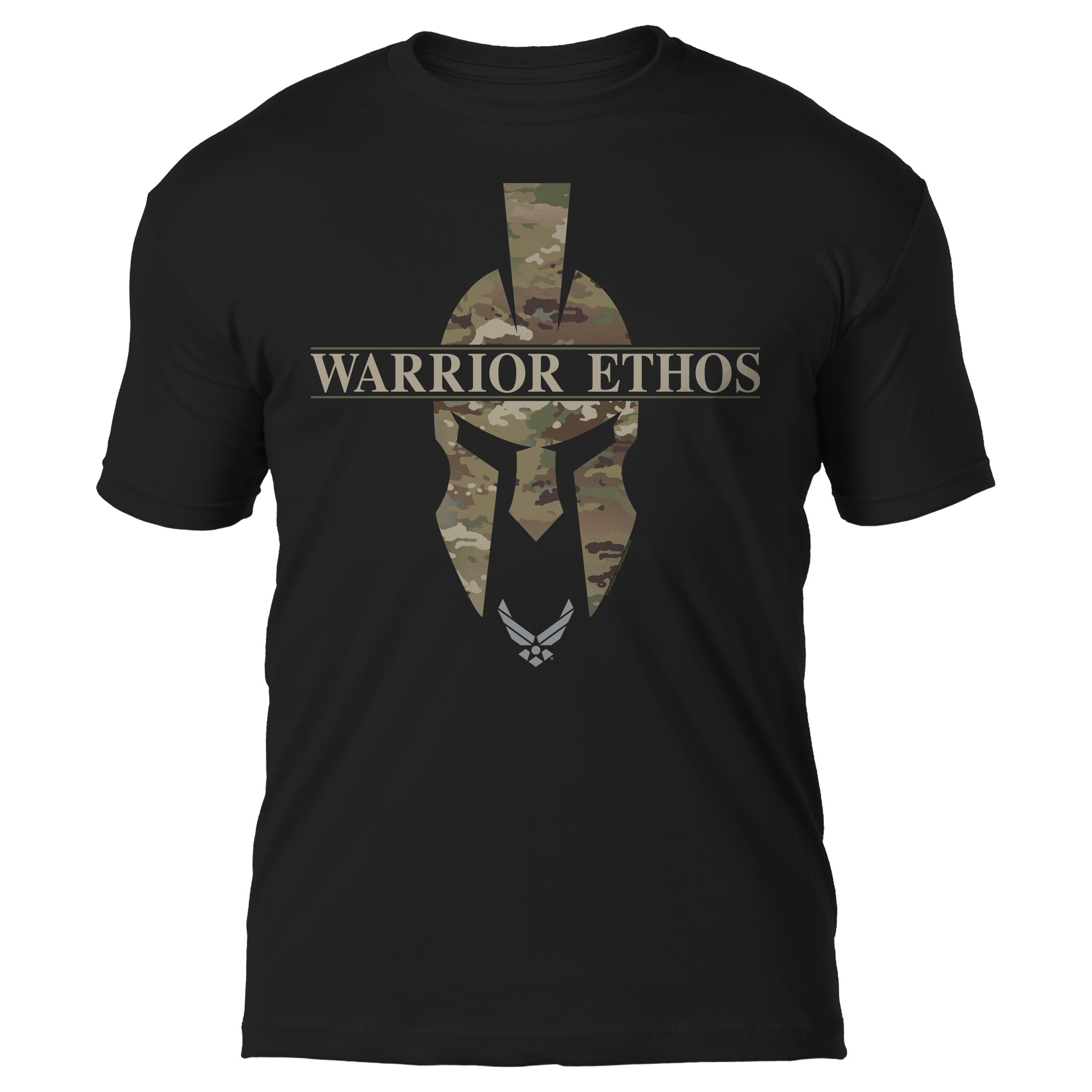 7.62 Design U.S. Air Force Spartan T-Shirt Nera Cotone