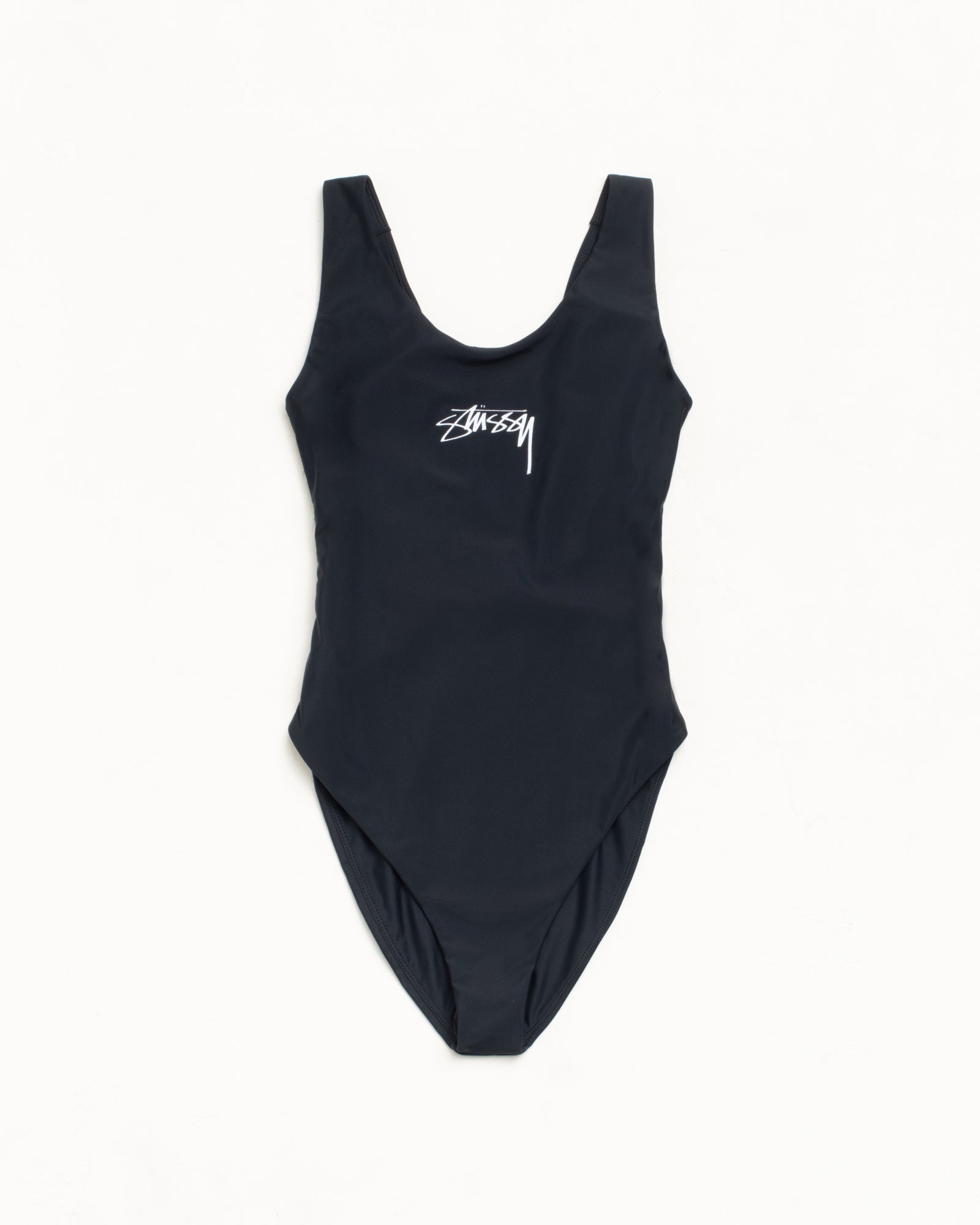 Stussy Surf Stock One Piece costume intero nero elastan
