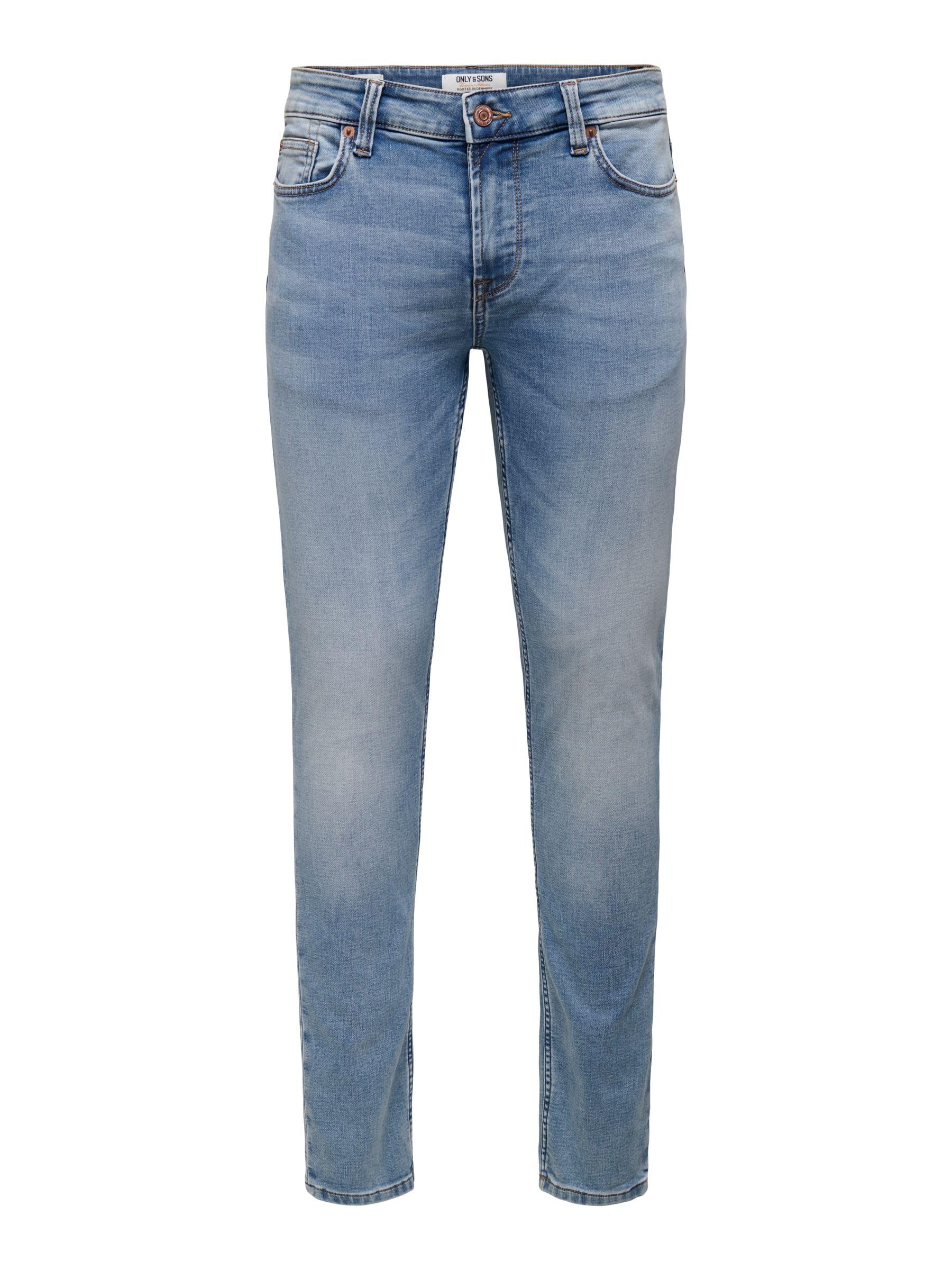 Only & Sons Loom jeans slim uomo blu denim elasticizzato